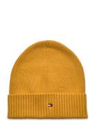 Th Flag Pima Cotton Beanie Tommy Hilfiger Yellow