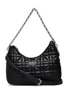 Assia Top Zip Shoulder Bag GUESS Black