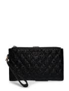 Yarmilla Slg Dbl Zip Organizer GUESS Black