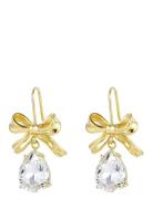 Bow Crystal Earring Bud To Rose Gold