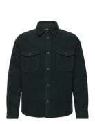 Lennon Bouclé Overshirt Les Deux Green