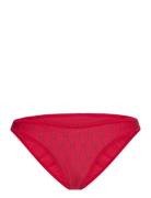 Cheeky High Leg Bikini Print Tommy Hilfiger Red