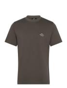 Cotton Jersey Frode Emb Logo Tee Mads Nørgaard Brown