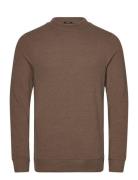 Mens Pullover Lg. Sleeve Crew-Neck Denham Brown