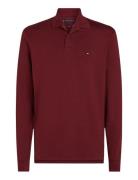 L/S Liquid Cotton Reg Polo Tommy Hilfiger Burgundy