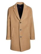 Dc Wool Mix Coat Tommy Hilfiger Beige