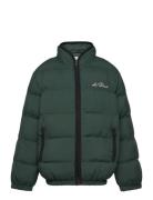 Newport Padded Jacket Kids Les Deux Green