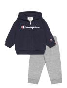 Hooded Full Zip Suit Champion Navy