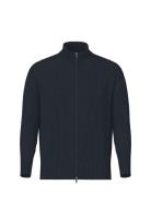 Slhdry Ls Knit Relaxed Full Zip Selected Homme Navy