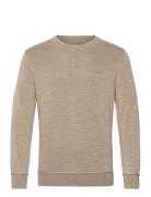 Plain Sunfaded Cotton C-Neck GANT Beige