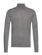 Merino Knit Roll-Neck Lindbergh Grey