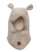 Wool Fullface W Ears Mikk-line Beige