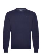 Lambswool Crew Hackett London Navy