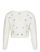 Cardigan Flower Embroidery Lindex White