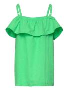 Blouse Linen Lina Lindex Green