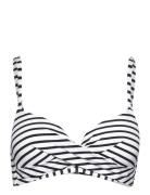 Swim Bra Liljatshirt Twist Mat Lindex Black