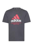 Manchester United Fc Kids Tee Adidas Performance Grey