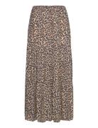 Carcikka Long Skirt Aop ONLY Carmakoma Beige