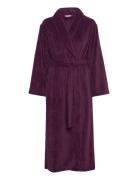 Cornflocker Fleece Robe Long Missya Purple