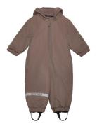 Snow Suit Solid Mikk-line Brown