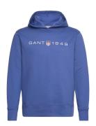 Printed Graphic Hoodie GANT Blue