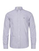 Slim Oxford Banker Stripe Shirt GANT Blue