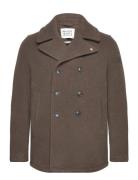 Wool Blend Peacoat Scotch & Soda Brown