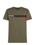 Hilfiger Chest Insert Tee Tommy Hilfiger Green