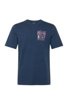 Chest Artwork T-Shirt Scotch & Soda Navy