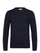 Jjotto Knit Crew Neck Ln Jack & J S Navy