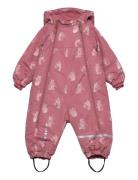 Snow Suit Aop Minymo Pink