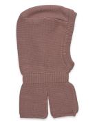 Balaclava - Wool W. Windstop Color Kids Pink