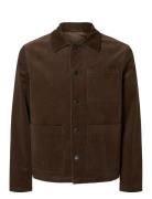 Slhreg-Cole Cord Hybrid Blz Selected Homme Brown