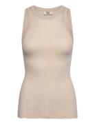 Rmwbaku Viscose Tank Top RM By Rosemunde Beige