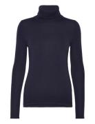 Rmwsofia Wool Ls Roll-Neck Knit RM By Rosemunde Navy