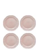 Søholm Solvej Lunch Plate 4 Pcs Aida Pink