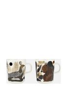 Kurre& Peura Mug 2,5 Dl 2 Pcs Marimekko Home Patterned