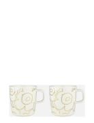 Piirto Unikko Mug 4Dl 2 Pcs Marimekko Home Gold