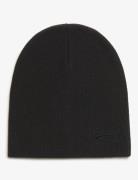 Essential Logo Knitted Beanie Superdry Black