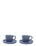 Søholm Sonja 2019 - Blue Cup/Saucer Blue 20 Cl / 15 Cm 2 Pcs Giftbox A...