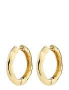 Believe Recycled Hoop Earrings Pilgrim Gold