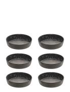 Raw Nordic Black - Soup Plate D19,4 X H4,5 Cm 6 Pcs Aida Black