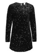 Onlanika Sequin Ls Dress Wvn ONLY Black