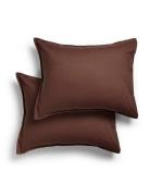 Pillow Cover 2 -Pack Cortado Midnatt Brown