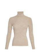 Mschrigmor Avalina Rib R Pullover MSCH Copenhagen Beige