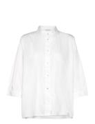 Feminine Solid Blouse Tom Tailor White