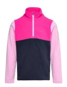 Fleece Pulli - Colorblock Color Kids Pink