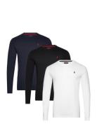 Jack Reg Ls 3Pack Mcs M Tee MCS Navy