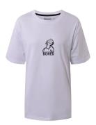 Tee W/Print Hound White