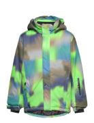 Ski Jacket - Aop Color Kids Green